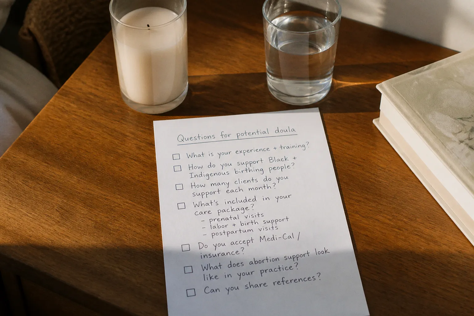Doula care prep: what to ask before hiring a birth advocate