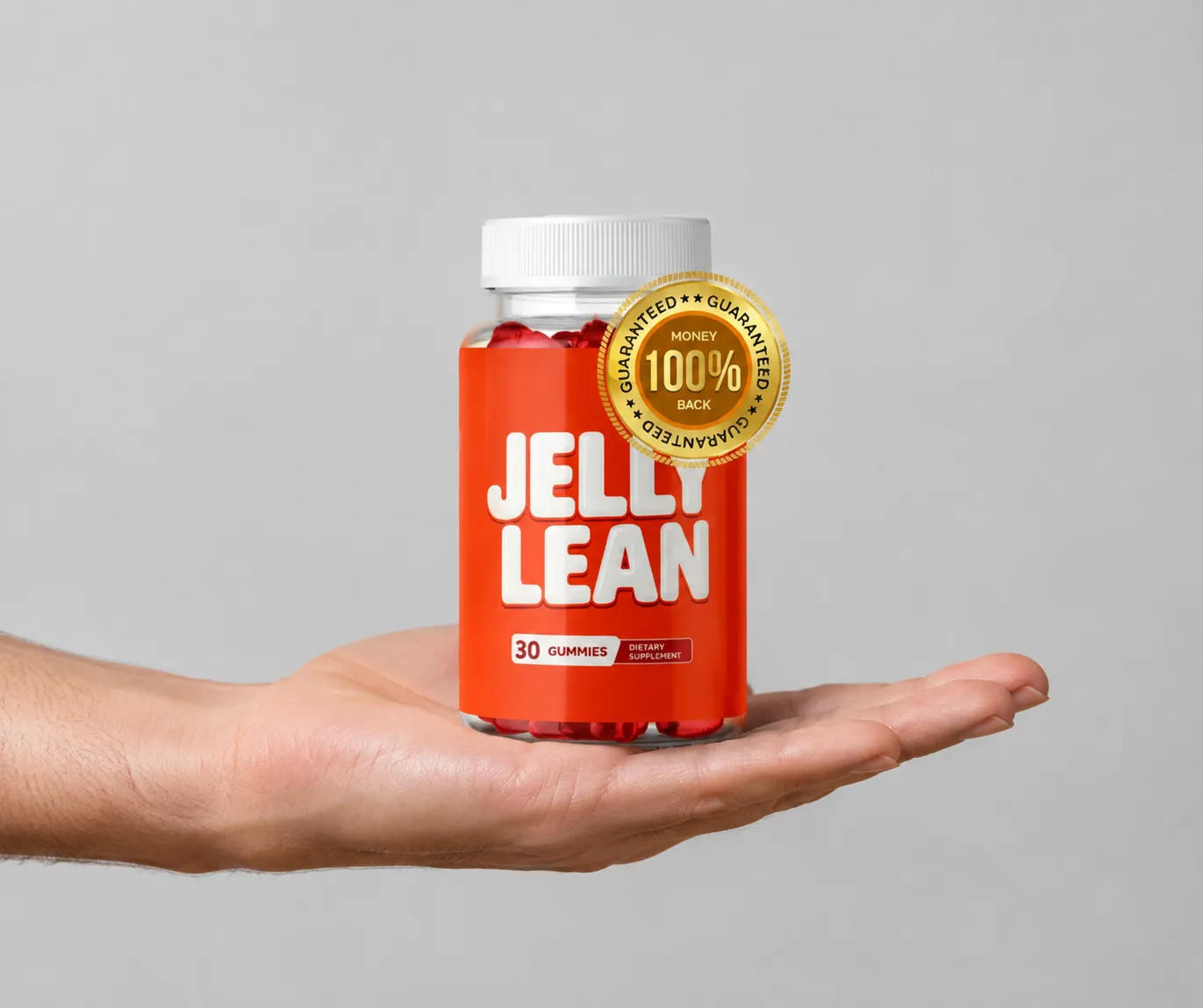 JellyLean — the package held in a hand