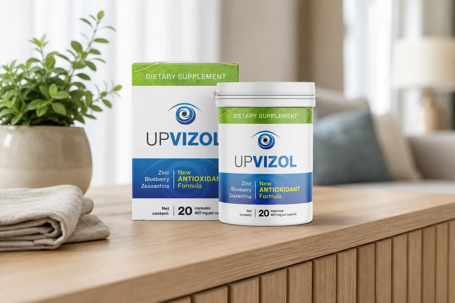 UpVizol — the package in everyday use