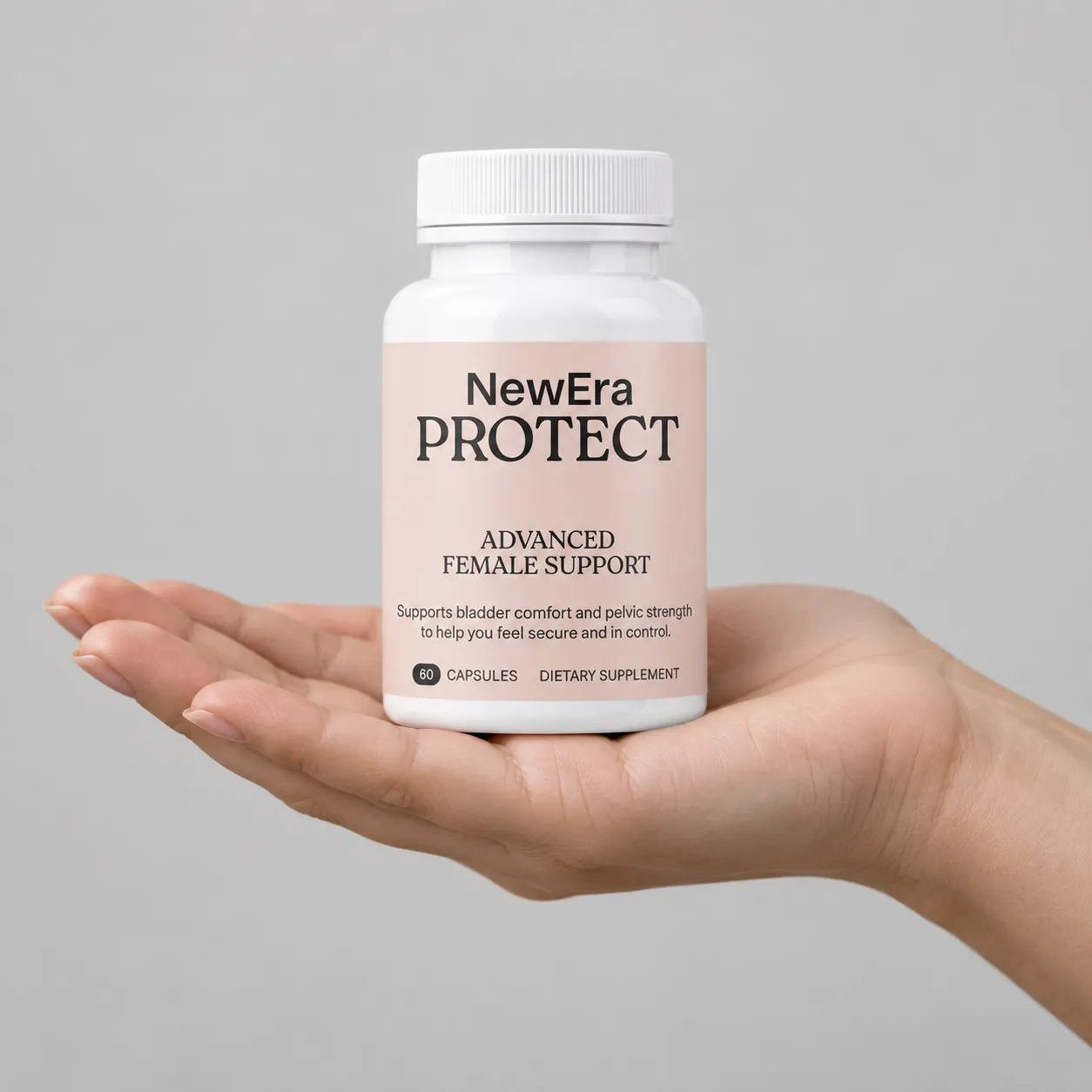 New Era Protect — the package held in a hand